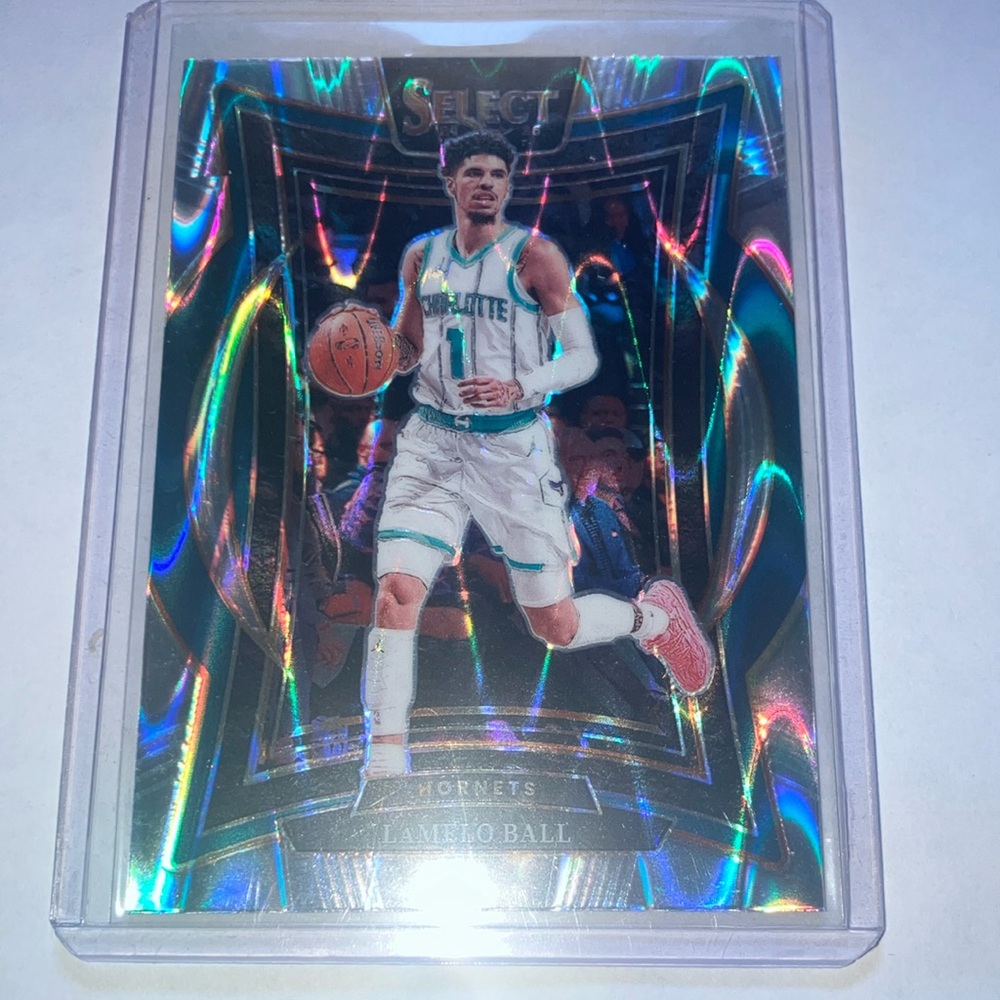 2024-25 Select LaMelo Ball Charlotte Hornets Shockwave Prizm Card NM+
